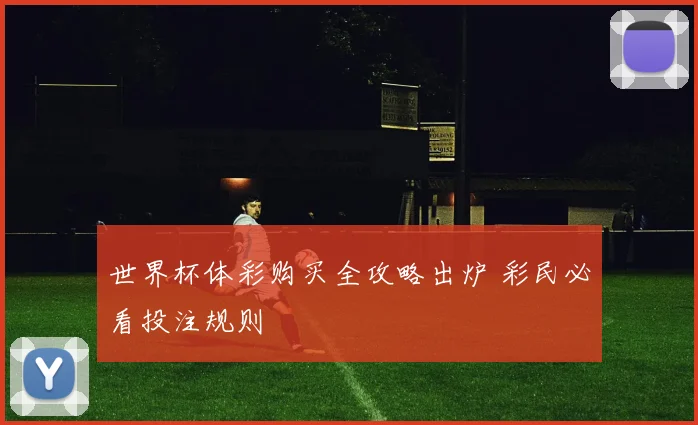 世界杯体彩购买全攻略出炉 彩民必看投注规则