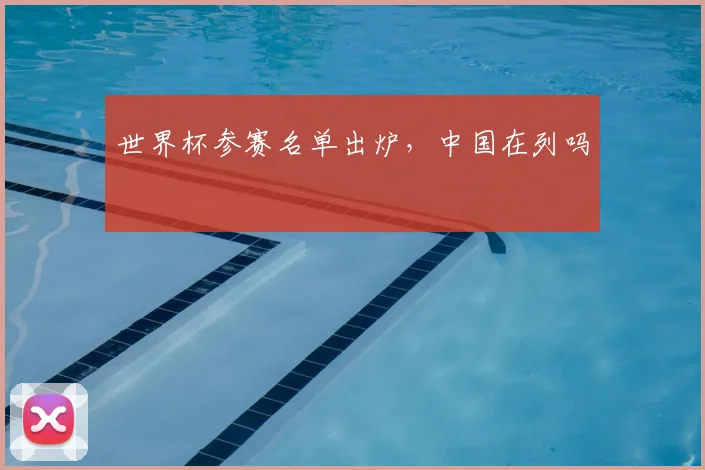 世界杯参赛名单出炉,中国在列吗